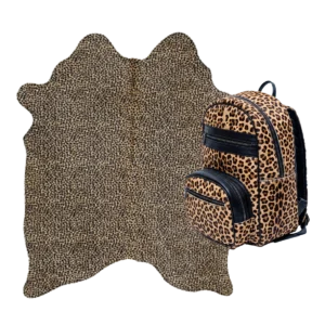 Bovine Hair-on Hide Jaguar Print