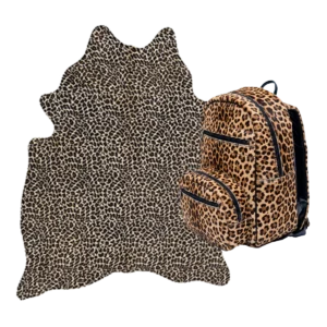 Bovine Hair-on Hide Leopard print
