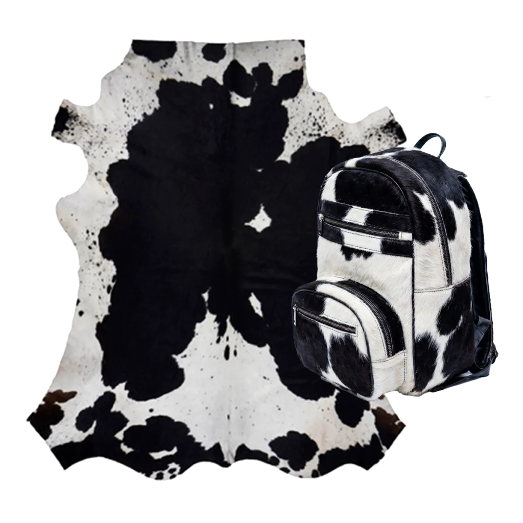 Nguni Hair On Hide Black & White